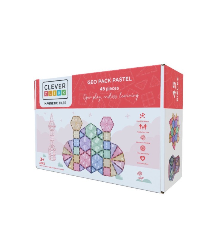 Pack Geo PASTEL 45 piezas