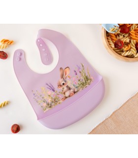 Babero blandito silicona lavanda