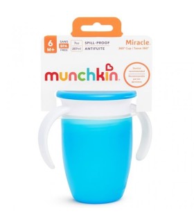 Taza Antigoteo Munchkin Miracle 360 con Asas y Tapa