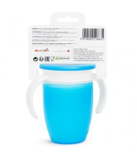 Taza Antigoteo Munchkin Miracle 360 con Asas y Tapa