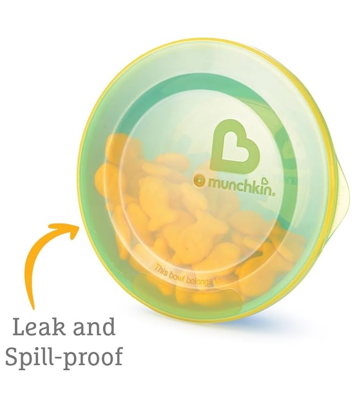 Munchkin Cuenco con Tapa para Bebés y Niños Pequeños