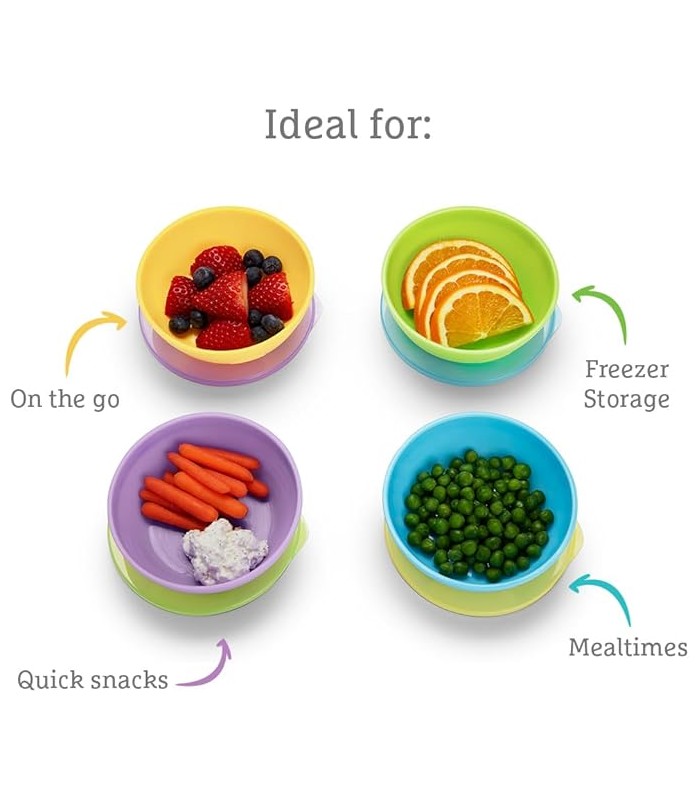 Munchkin Cuenco con Tapa para Bebés y Niños Pequeños