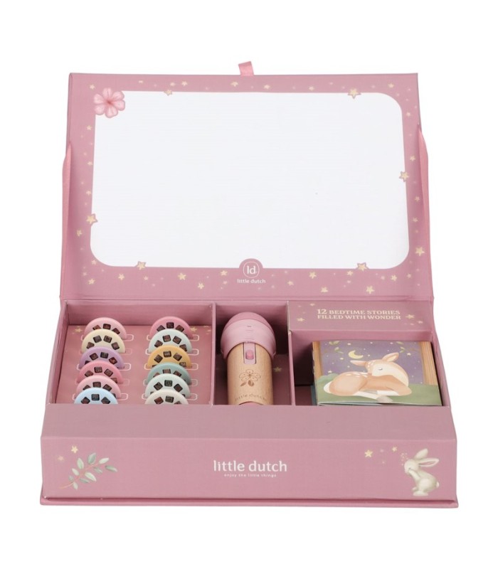 PROYECTOR LINTERNA ROSA LITTLE DUTCH