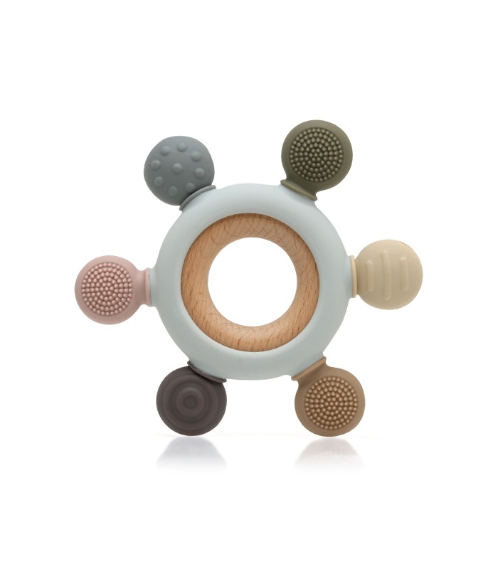 MORDEDOR MADERA Y SILICONA ESTRELLA