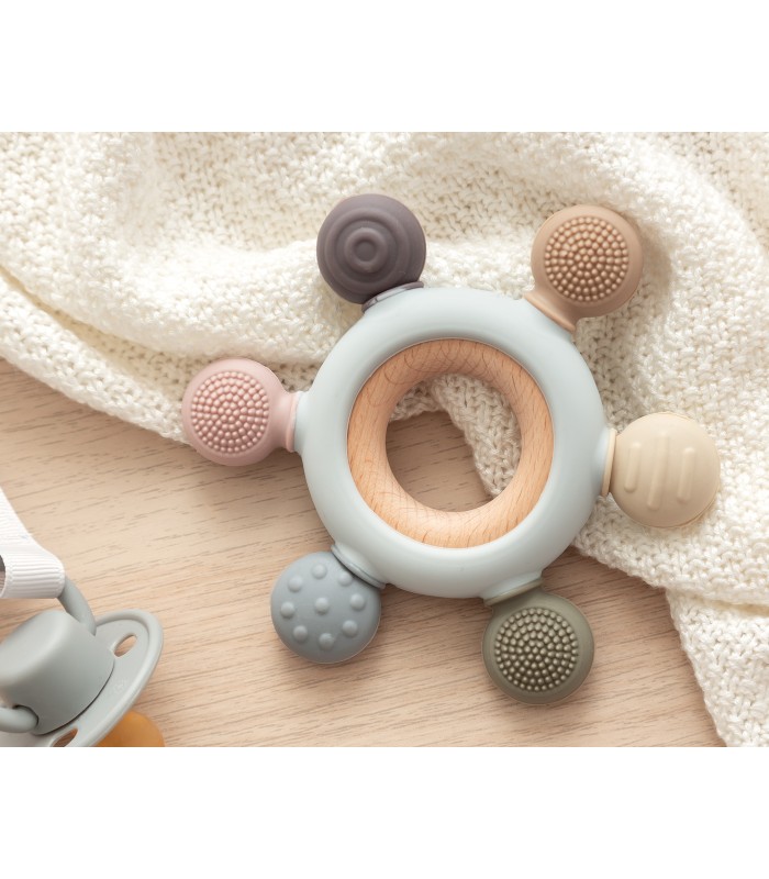 MORDEDOR MADERA Y SILICONA ESTRELLA