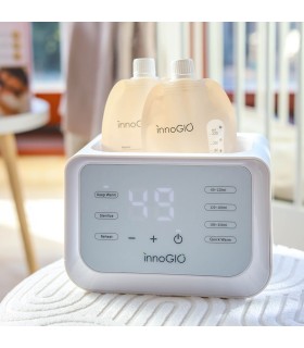 InnoGIO calienta biberones y esterilizador doble GIOwarm fast duo