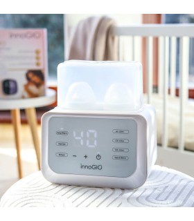 InnoGIO calienta biberones y esterilizador doble GIOwarm fast duo