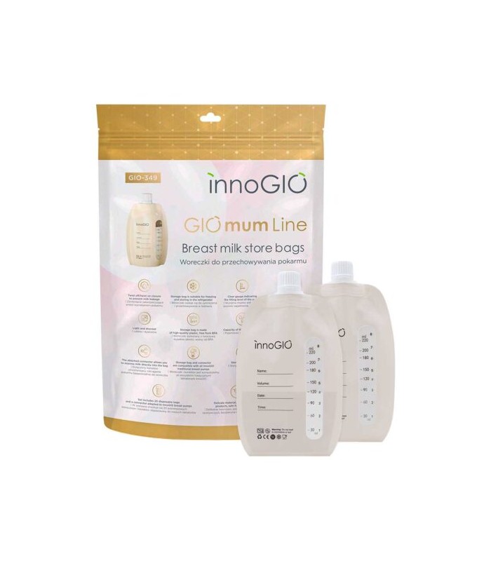 InnoGIO GIOmum Bolsas para Leche Materna