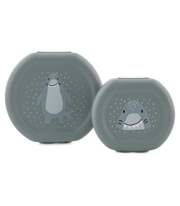 Fiambrera con clip - 2 Uds. - Mr. Shark