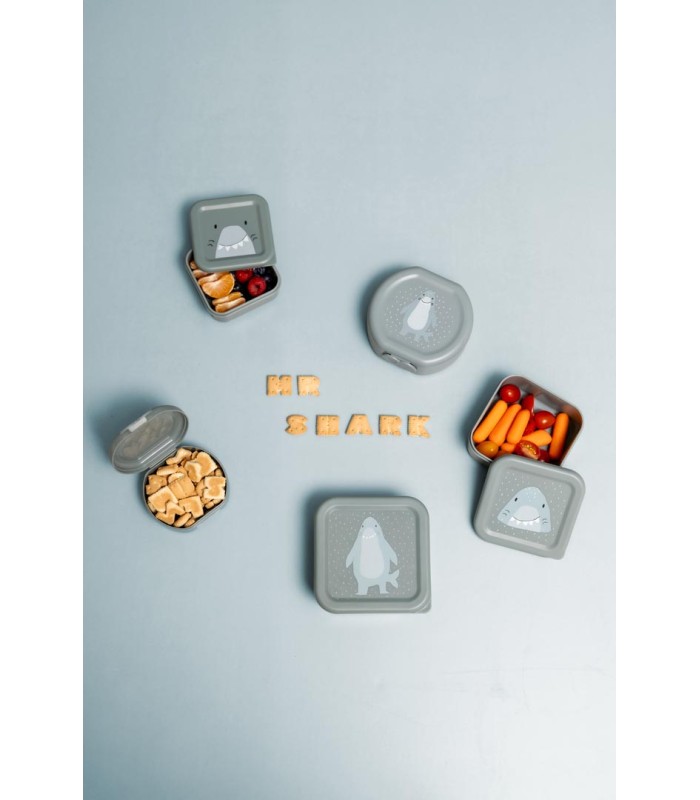 Fiambrera con clip - 2 Uds. - Mr. Shark