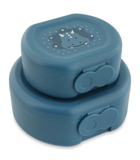 Fiambrera con clip - 2 Uds. - Mr. Triceratops