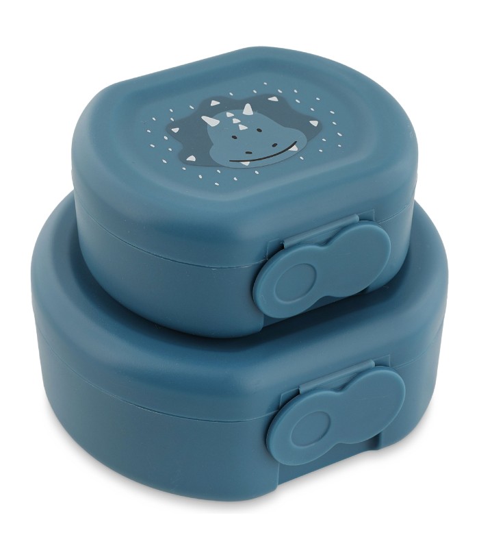 Fiambrera con clip - 2 Uds. - Mr. Triceratops