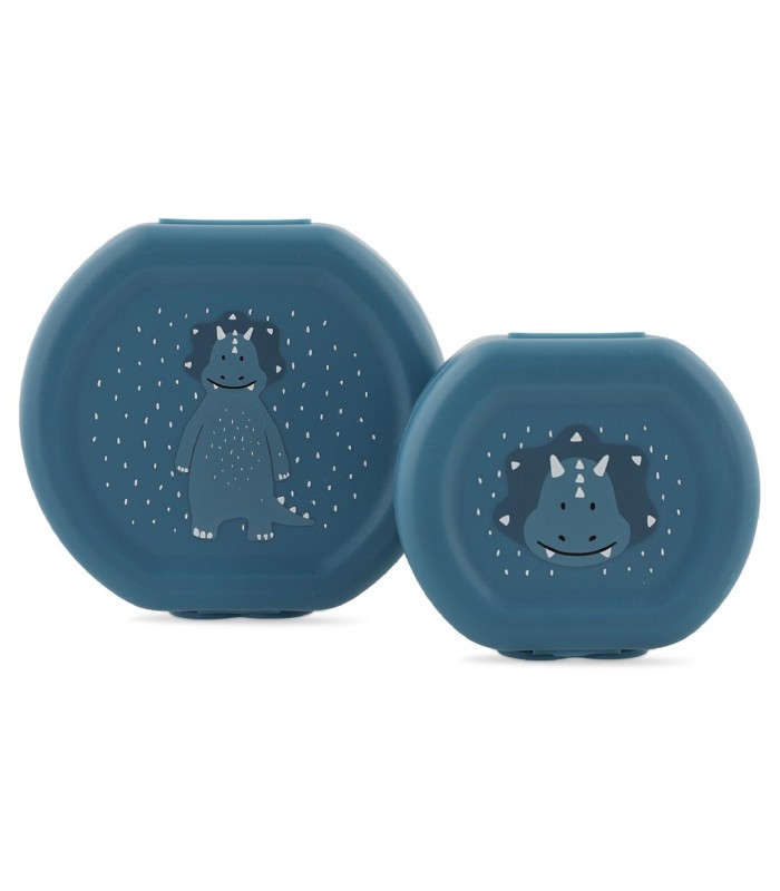 Fiambrera con clip - 2 Uds. - Mr. Triceratops