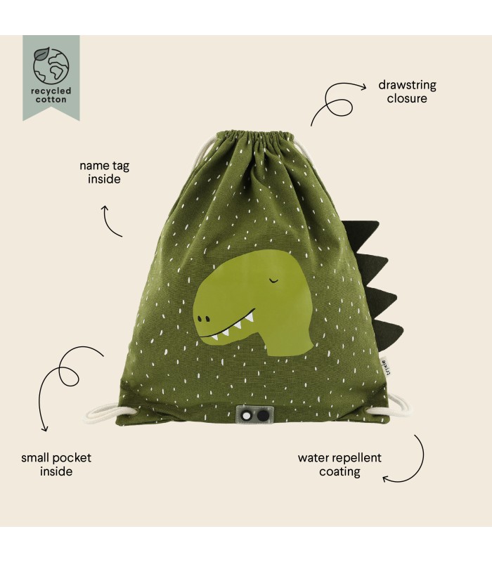 Bolsa con cordón - Mr. Dino