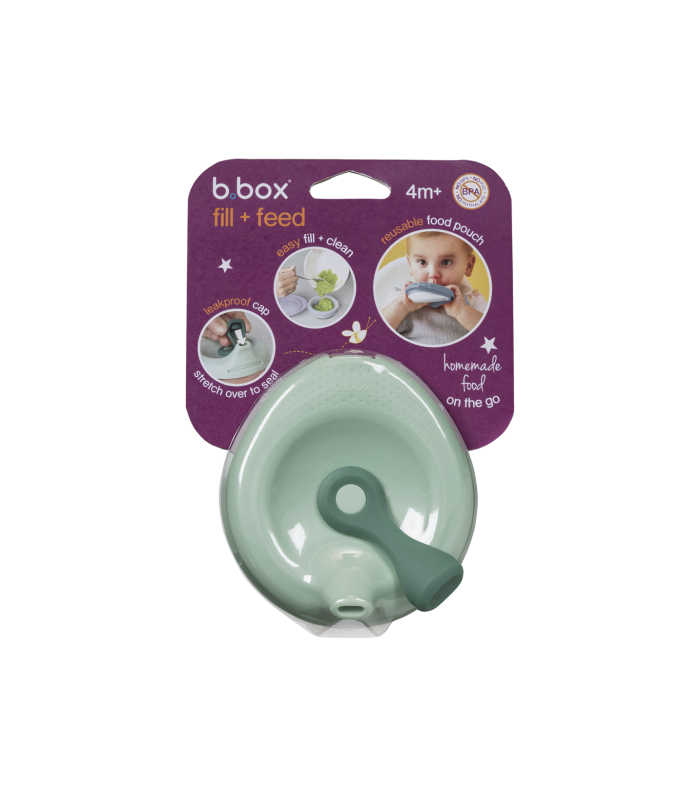 Dispensador para purés reutilizable Fill + Feed B.Box - Sage