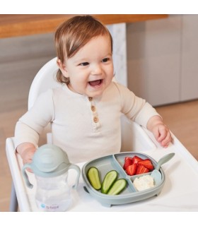 Plato 2 en 1 con ventosa y compatimentos extraíbles B.Box