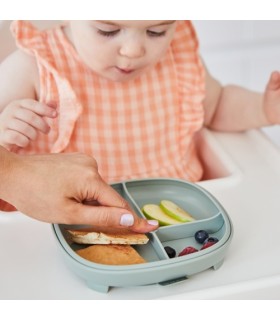 Plato 2 en 1 con ventosa y compatimentos extraíbles B.Box