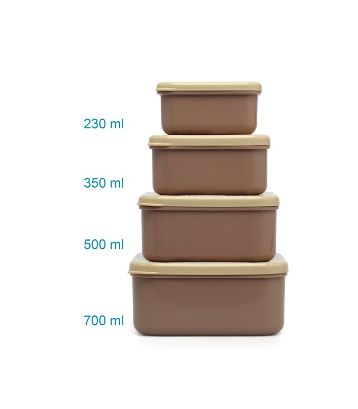 SET PORTA-ALIMENTOS 4 UNIDADES