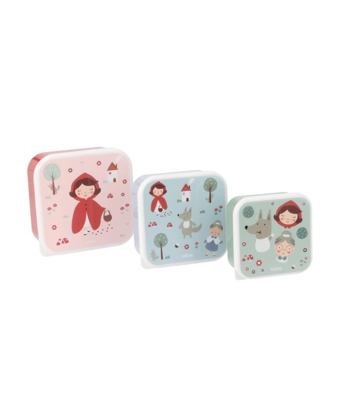 3 Cajas Almuerzo Little Red