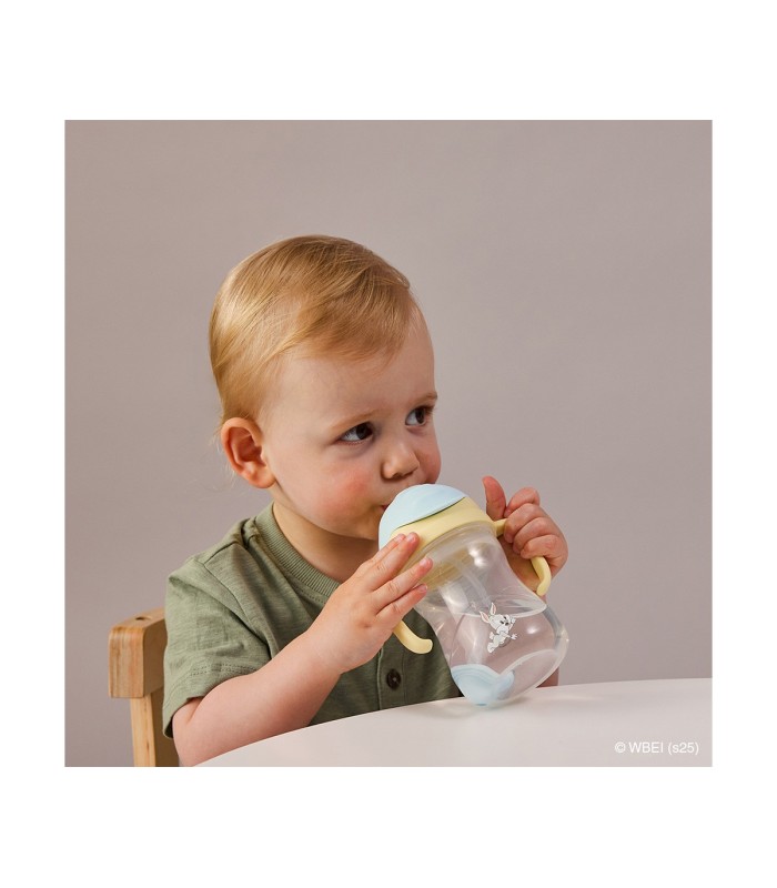 Taza con Pajita Flexible Looney Tunes