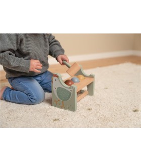 BANCO GOLPEO CON BOLA PEQUEÑA GRANJA FSC