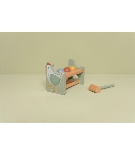 BANCO GOLPEO CON BOLA PEQUEÑA GRANJA FSC