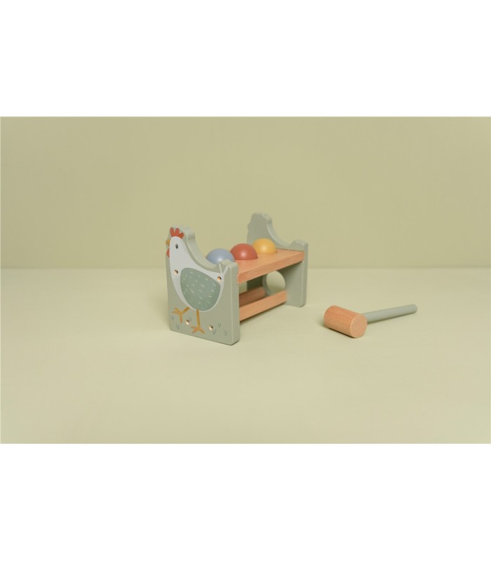 BANCO GOLPEO CON BOLA PEQUEÑA GRANJA FSC