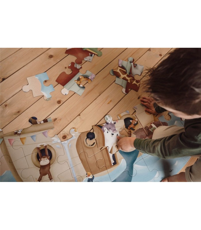 PUZLE DE SUELO ARCA DE NOE FSC LITTLE DUTCH