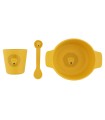 Juego de comida para bebé en silicona - Mr. Lion