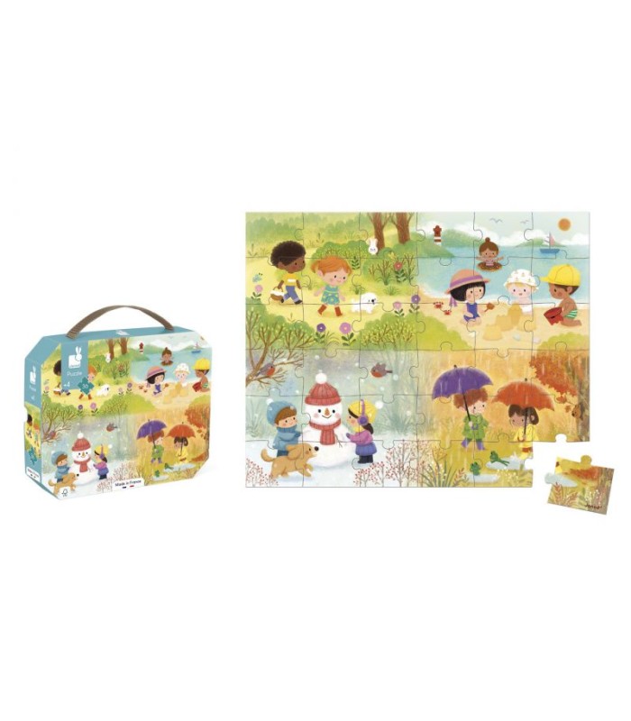 PUZLE LAS ESTACIONES- 36 PZAS