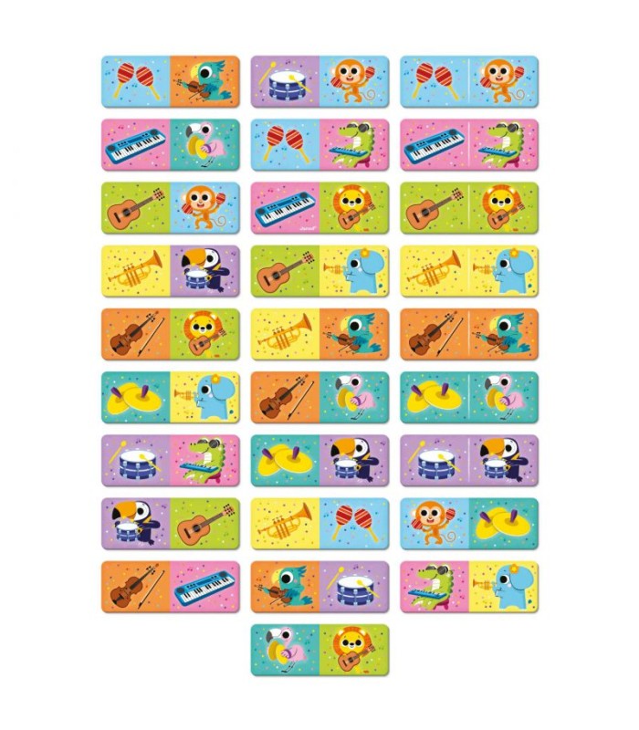 DOMINÓ INSTRUMENTOS MUSICALES