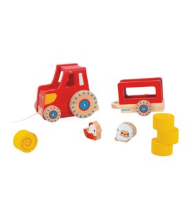 GRANJA - TRACTOR CON CUERDA DE ARRASTRE