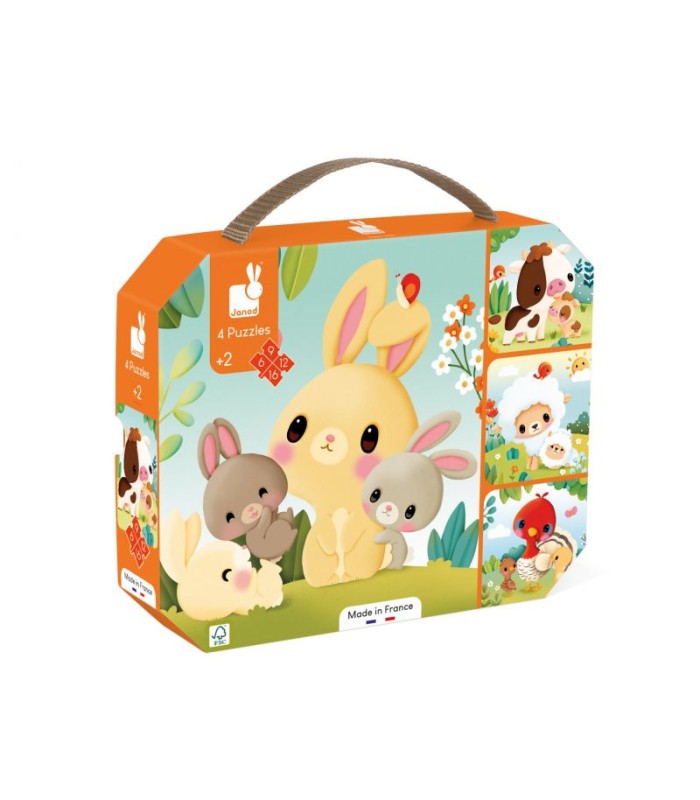 GRANJA - PUZLES EVOLUTIVOS DE LOS ANIMALES DE LA GRANJA