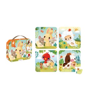 GRANJA - PUZLES EVOLUTIVOS DE LOS ANIMALES DE LA GRANJA