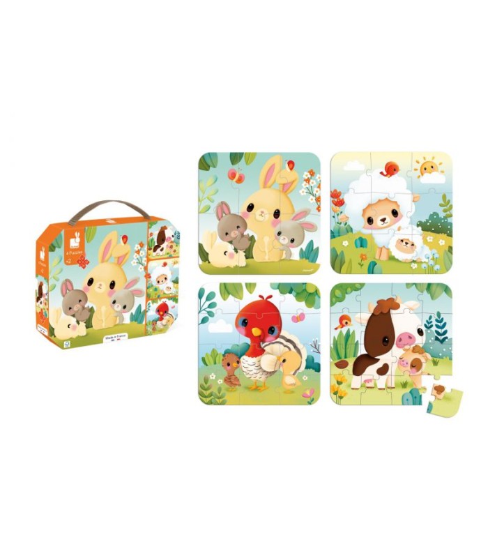 GRANJA - PUZLES EVOLUTIVOS DE LOS ANIMALES DE LA GRANJA