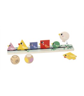 PEDAGOGÍA - CLASIFICACIÓN DE FORMAS, TAMAÑOS Y COLORES - PÁJAROS