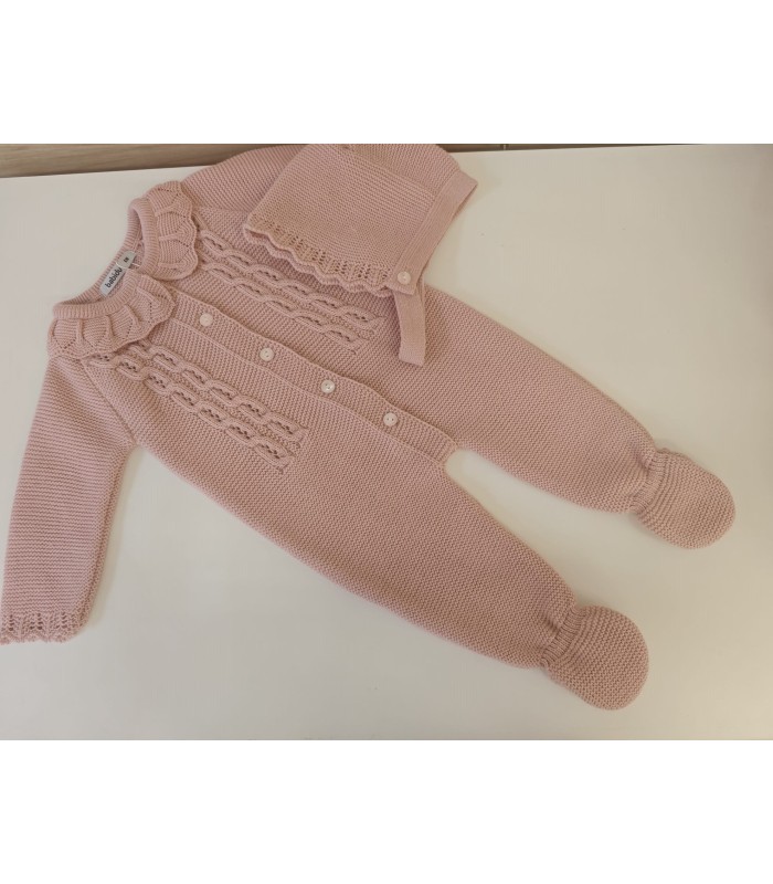 Pelele + capota babidu punto invierno