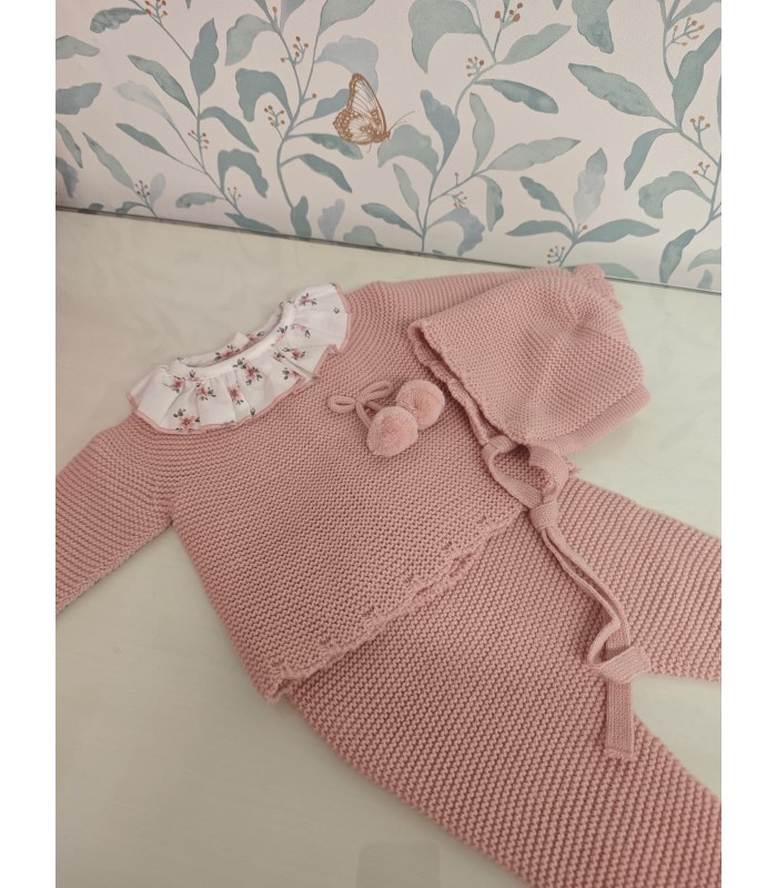 Conjunto lana 3 piezas invierno