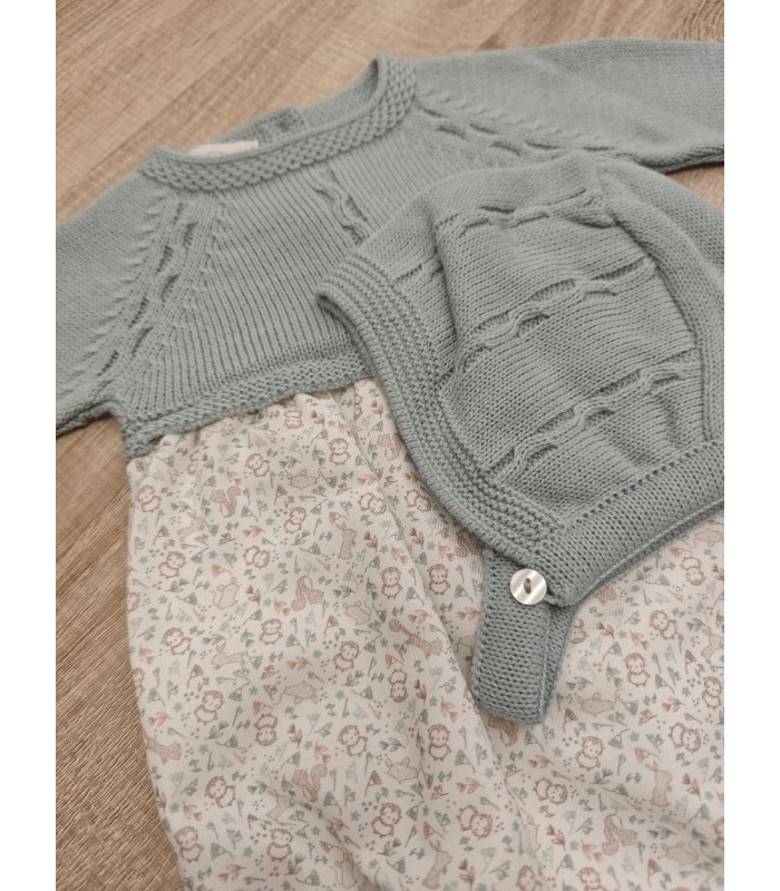 Pelele lana y capota