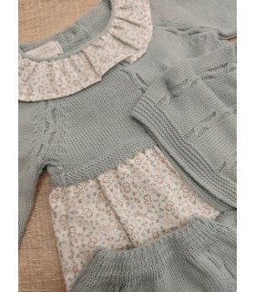 Jesusín 3 piezas bebé punto