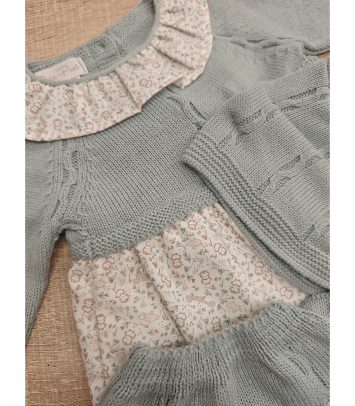 Jesusín 3 piezas bebé punto