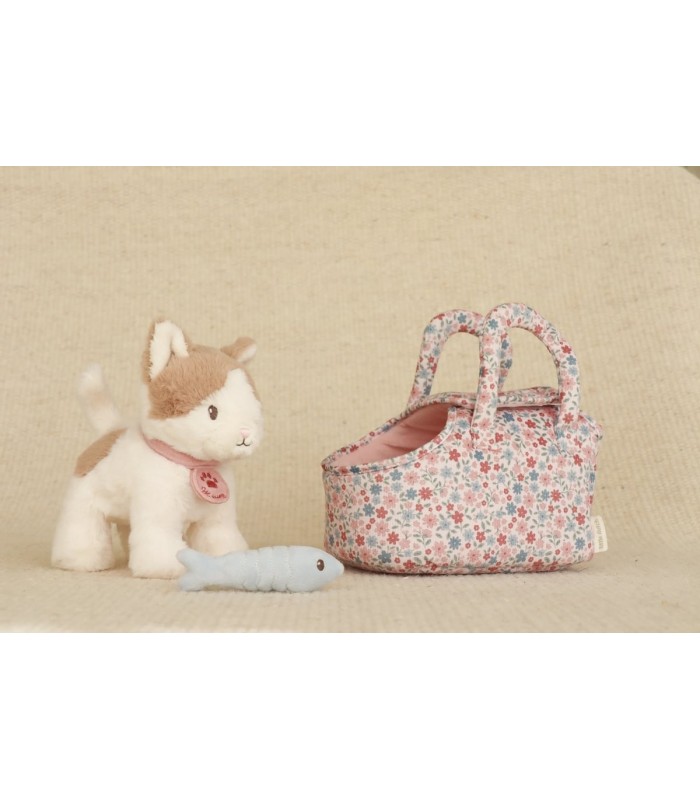 GATITO PELUCHE MARLEY CON BOLSA LITTLE DUTCH