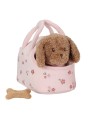 PERRITO PELUCHE JACKIE CON BOLSA LITTLE DUTCH
