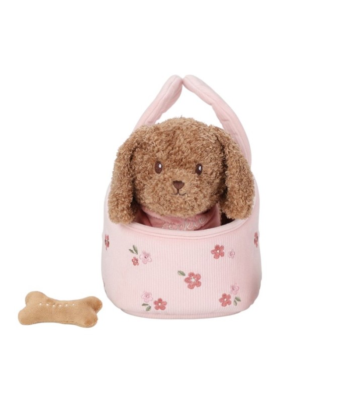 PERRITO PELUCHE JACKIE CON BOLSA LITTLE DUTCH