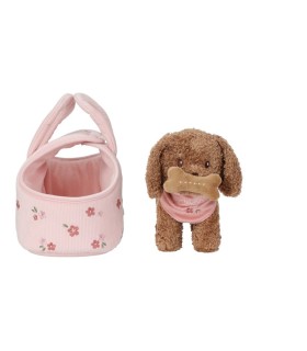 PERRITO PELUCHE JACKIE CON BOLSA LITTLE DUTCH