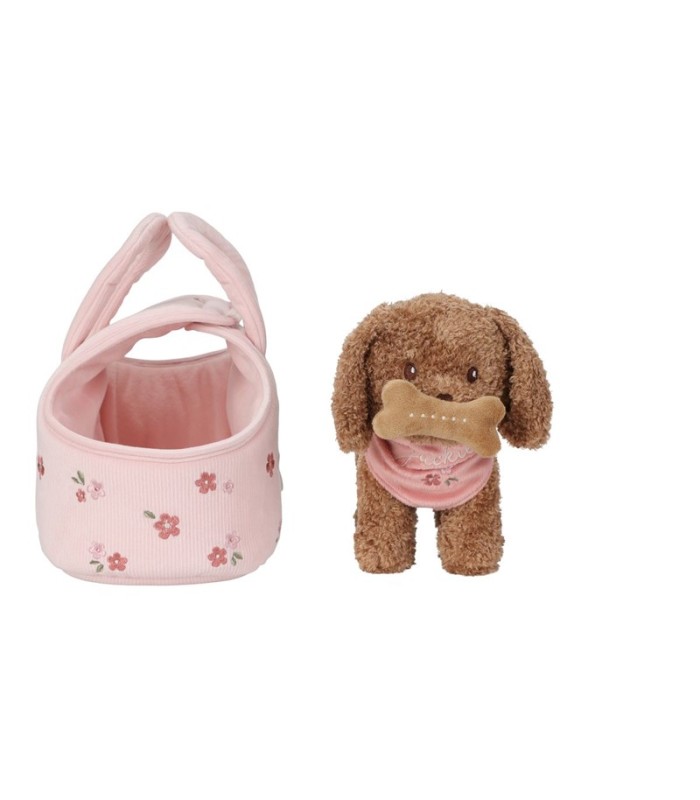 PERRITO PELUCHE JACKIE CON BOLSA LITTLE DUTCH
