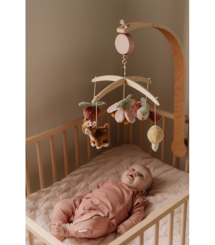 MOVIL MUSICAL DE MADERA FAIRY GARDEN