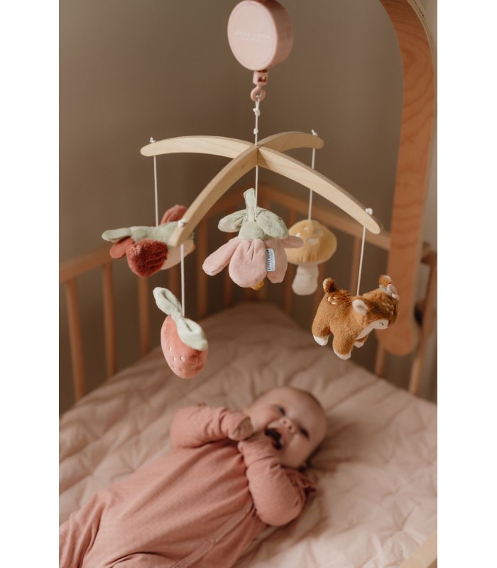 MOVIL MUSICAL DE MADERA FAIRY GARDEN