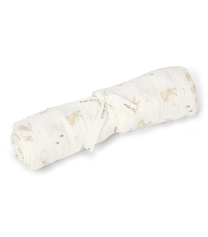 Muselina 120x120 tejido muslin Bab Bunny