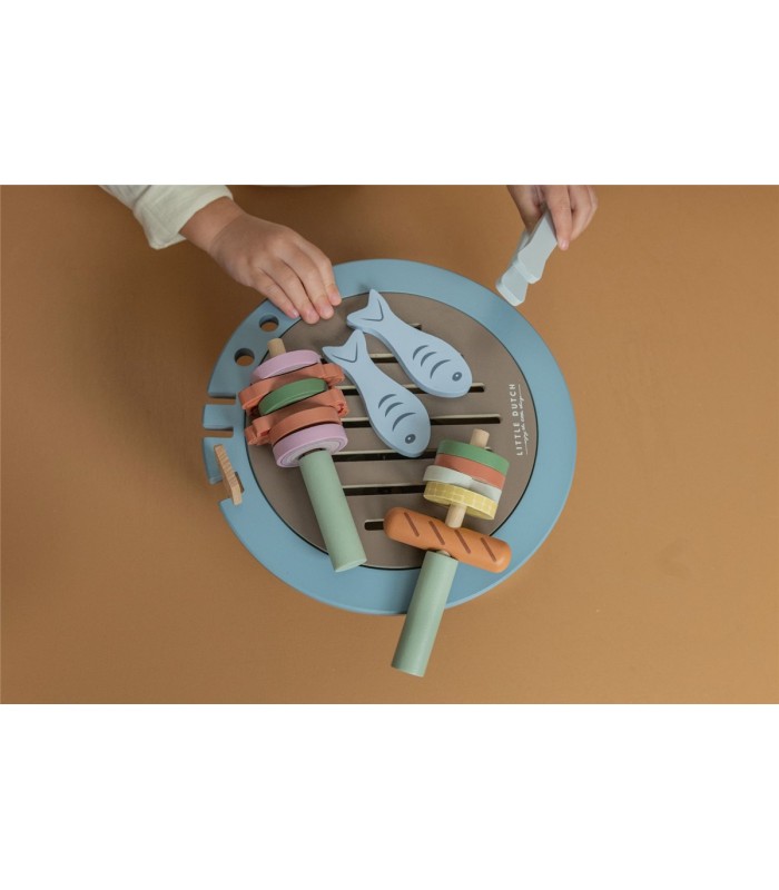 SET DE BARBACOA DE MADERA FSC LITTLE DUTCH